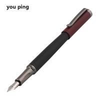 Pluma estilográfica de Metal de colores grises 3775 de lujo, suministros de papelería escolar para estudiantes de oficina financiera, bolígrafos de tinta - details 4