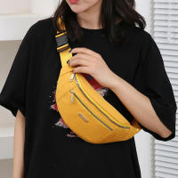 Riñonera sencilla y versátil, bolso de hombro ligero con bolsillos para senderismo, mping y viajes - details 0