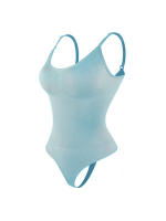 Body moldeador sin espalda con correa ajustable sólida para mujer, body para mujer, casual, cómodo, sin costuras, control de barriga, levantamiento de glúteos para uso diario, ropa de trabajo para mujer para todas las estaciones - details 4