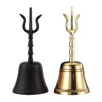 Sanqing The Pure Copper Bell Ritual Objects Home Decoration Religious Supplies Service Antique Pet Feeding Tridents Hand Bell
