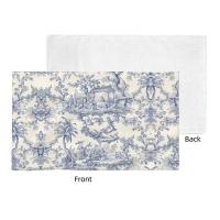 Toile De Jouy Toalla Algodón Francés Azul Marino Baño Ducha Deportes Yoga Toallas - details 98