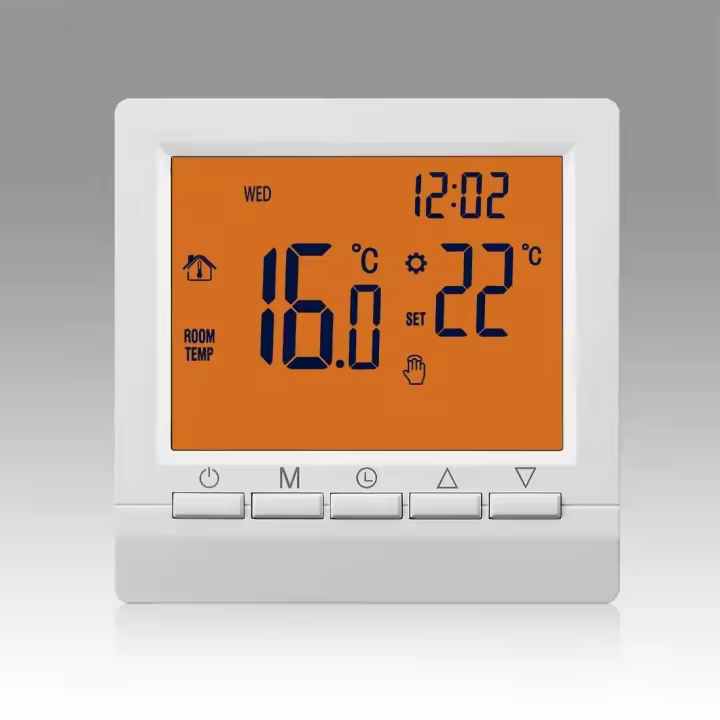 Panel de control de temperatura del termostato de calefacción por suelo radiante eléctrico/caldera de agua caliente/gas - 1