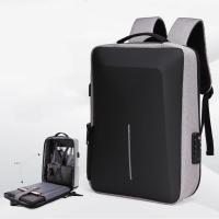 Mochila antirrobo informal para hombre, bolsa de viaje de alta capacidad, carga USB, negocios, ordenador - details 2