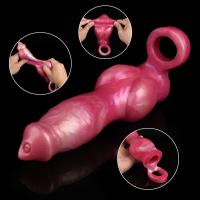 Leten YESBUY fantasía perro manga enorme nudo consolador vaina agrandamiento juguete sexual Anal próstata masajeador vaginal juguetes eróticos para adultos - details 18