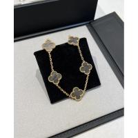 Delicadas pulseras de trébol de cuatro hojas en oro de 14 quilates para mujer, joyería de flores de la suerte - details 6