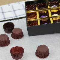 Separadores de papel coloridos para magdalenas y magdalenas, bandeja para dulces de Chocolate, taza de papel antiaceite, paquete para hornear de fiesta, 500/1000 piezas - details 4