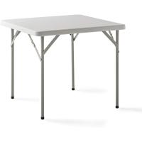Mesa Plegable Portátil Multifuncional, 84x84x74cm, Cuadrada, Blanco - details 0