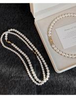 Elegante Collar de Cuentas con Hebilla Magnética de Perla Blanca Nueva Cadena de Clavícula para Mujeres Regalo de Joyería Distintivo - details 7