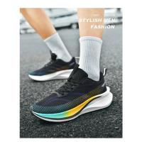 Zapatillas Deportivas Marathon Para Hombres Y Mujeres Transpirables Ligeros Con Placa De Carbono Y Suela Antideslizante Cómodas Para Correr Y Uso Diario - details 19