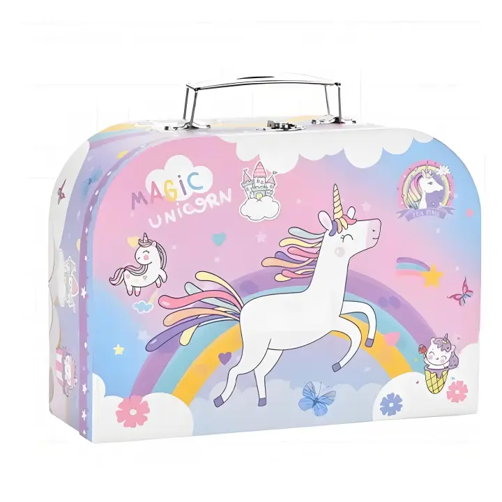 Casa de juegos para niños, juego de té de la tarde, hojalata, unicornio, regalo - 1