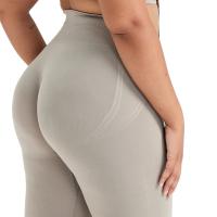 Mallas ajustadas sin costuras para mujer, pantalones de Yoga de entrenamiento, trajes suaves de cintura alta, ropa deportiva de Fitness, novedad - details 11