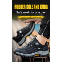 Botas de Seguridad Impermeables Suela de Goma Antideslizante Protección de Trabajo para Hombres y Mujeres Zapatos de Salud y Servicio - details 1