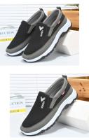 Zapatos De Lona Para Hombre Con Suela Suave Casual Transpirables Cómodos Con Mangas Slip-On Zapatillas De Tela Oxford Antideslizantes Resistentes Al Desgaste Para Primavera/Otoño - details 10