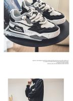 2024 nuevos zapatos deportivos informales de gran tamaño para hombres, zapatos con Panel de cuero elevado de suela gruesa, tallas 39-48 - details 6