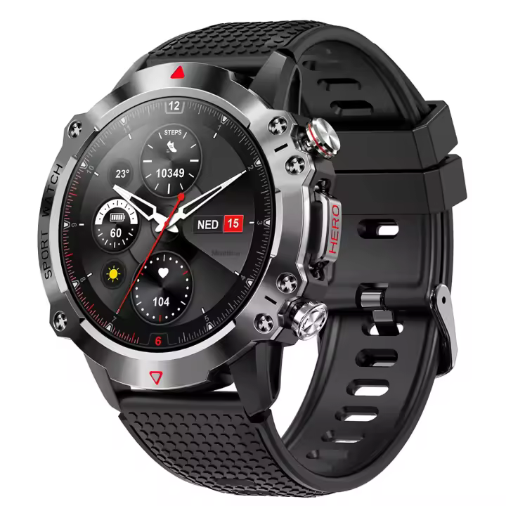 Reloj inteligente para hombres, Monitor de actividad física, pantalla HD de 1,39 pulgadas con 105 modos deportivos - 1
