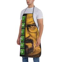 Babero personalizado Breaking Bad Time delantales hombres mujeres Unisex adulto Chef cocina Walter White Tablier cocina jardinería - details 179
