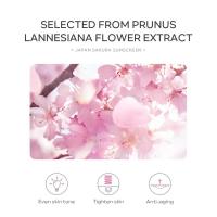 Laikou Sakura crema de protección solar coreana bloqueador solar Facial Spf50 loción de aislamiento hidratante 30g - details 7