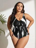 Bikini de una pieza mejorado de gran tamaño 2024 para mujer, traje de baño de playa de cintura alta para mujer, Monokini - details 3