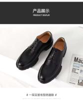 Zapatos de vestir de diseñador para hombre con borde cruzado y zapatos casuales de punta alta de cuero Oxford fáciles de usar talla grande nuevo estilo - details 6