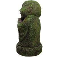 Estatua de monje Zen impermeable creativa, artesanía de resina, estatuilla de Bodhisattva, escultura de Buda realista, decoración de escritorio para el hogar - details 6