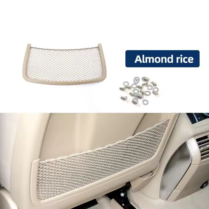Bolsas de malla para almacenamiento de asiento trasero de coche, bolsa multifunción, bolsillo de red para Mercedes Benz ML GL GLS GLE clase W166 W164 W251 - 1