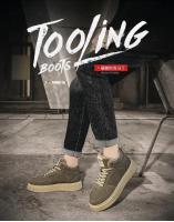 2024 polar más forro polar suela gruesa aumentar la juventud todo alta calidad cabeza redonda con cordones Cool zapatos de hombre de moda - details 1