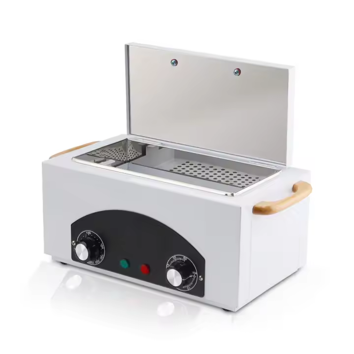 Caja de Limpieza para Herramientas de Metal de Alta Temperatura Estérilizador para Clínica Dental, Lab, Barbería Herramientas de Manicura de Belleza - 1