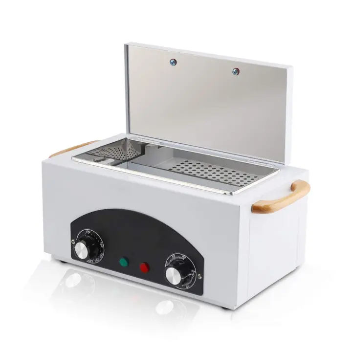 Caja de Limpieza para Herramientas de Metal de Alta Temperatura Estérilizador para Clínica Dental, Lab, Barbería Herramientas de Manicura de Belleza - 1