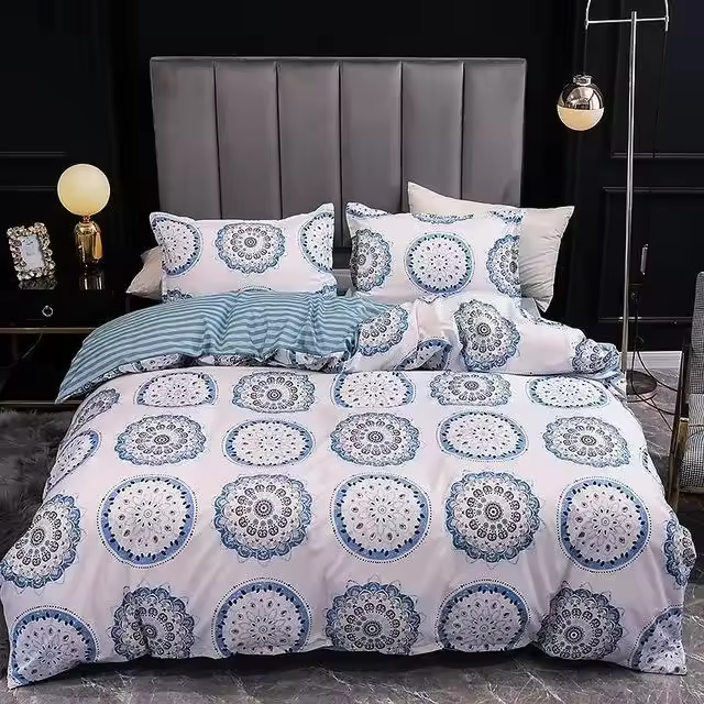 Cubierta de Edredón Nórdico 220x240 Funda de Almohada 3 Piezas Conjunto de Ropa de Cama King Size Funda de Edredón 229x260 Cubierta de Cama 200x200 Cubierta de Manta 135x200 - 1