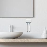 Soporte para cepillos de dientes autoadhesivo de pared, adecuado para dormitorios y baños, de 2 cepillos - details 4