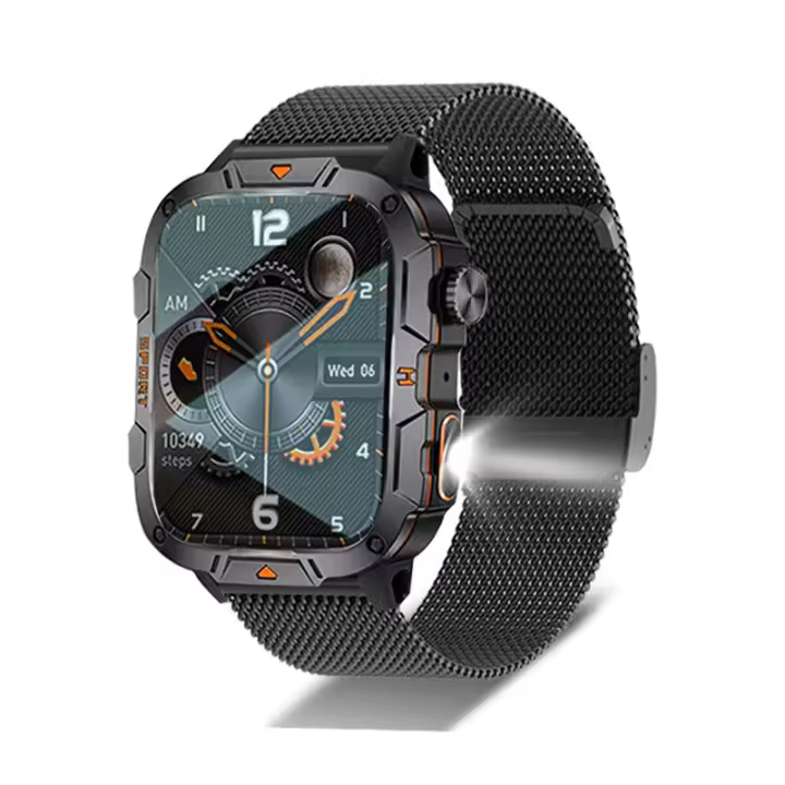 Deportes nuevos rastreador de actividad física Bluetooth llamada reloj inteligente para hombres 420mAh IP68 impermeable monitoreo de salud pulsera deportiva profesional - 1