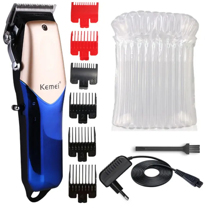 Kemei-cortadora de pelo profesional para hombre, máquina eléctrica inalámbrica con cable ajustable, recargable, 2615 - 1