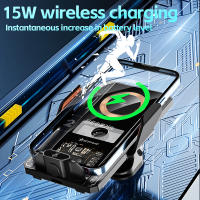 Cargador Inalámbrico para Coche Soporte de Teléfono con Inducción Infrarroja de Carga Rápida para iPhone, Samsung, Xiaomi Soporte de Elevación para Motores - details 4