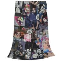 Anime Plaid Baby Manga Nana Print Yazawa mantas suaves multifunción para el hogar dormitorio edredón fino de felpa - details 3