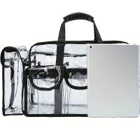 Bolsa de cosméticos impermeable para viaje, organizador Unisex multibolsillo con gran capacidad - details 6