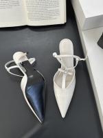Sandalias Planas de Moda para Mujer Tacones Altos de Charol Puntiagudos - details 33