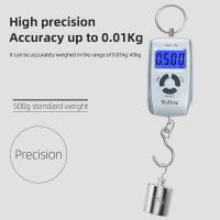 Mini báscula colgante Digital para maleta, balanza electrónica portátil de 45kg/10g, peso de Kg Lb Oz Jin, báscula de gancho de pescado - details 2
