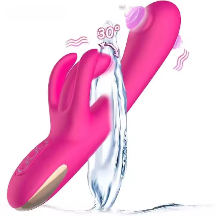 Leten G spot Tapping Consolador Vibrador con Masaje de Clítoris y Vibración Estimulador Vaginal de Clítoris Masajeador de Masturbación para Adultos para Mujeres - 1