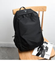 Mochila resistente al desgaste para viajeros, mochila informal de tela Oxford, mochila curva impermeable neutra para estudiantes de secundaria - details 17
