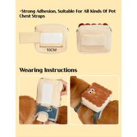 Mochila para mascotas con forma de galleta sándwich, cuerda de tracción para perros pequeños y medianos, accesorios para perros - details 5