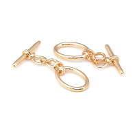 Pulsera de Tirantes Geométricos de Latón Dorado 18K Clasps para Hacer Joyería DIY - details 19