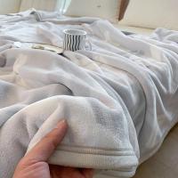 Manta de Lana de Estilo Geométrico en Blanco para Colchones y Sofá Reacciona con Impresión Gráfica Ideal para Cama Individual/Reina/Rey - details 9