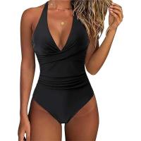 Circy Traje de Baño de Un Pie sin Espalda con Estampado de Leopardo Bikini de Encaje para Mujeres - details 38