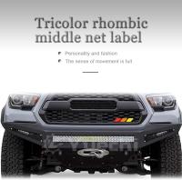 Insignia de rejilla tricolor compatible con Tacoma 4runner, tundra, Sequoia, RAV4, Highlander con decoración, 1 pieza - details 2