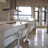 Taburetes de Cocina Altos Silla de Bar Regulable en Altura con Respaldar y Reposapiés - details 1