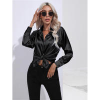 Camisa de satén para mujer, blusa de manga larga, nuevo estilo primavera/verano, ropa de mujer - details 75