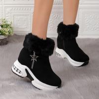 Botas de nieve mujer Otoño Invierno moda botas cortas cálidas zapatos de plataforma - details 2