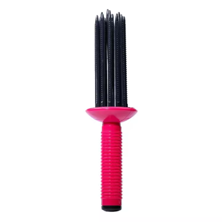 Peine rizador de aire caliente, cepillo de peinado de aire caliente, rodillo rizador de pelo, peine de volumen de aire, cepillo rizador de rollo de peinado - 1