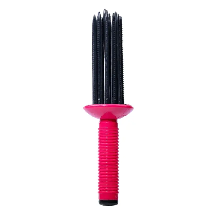Peine rizador de aire caliente, cepillo de peinado de aire caliente, rodillo rizador de pelo, peine de volumen de aire, cepillo rizador de rollo de peinado - 1