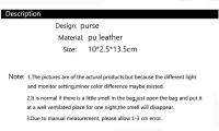 Cartera de Mujer Corta de Lujo PU Cuero Bolso Pequeño Elegante con Bolsillo para Tarjetas Monedero para Mujeres - details 0